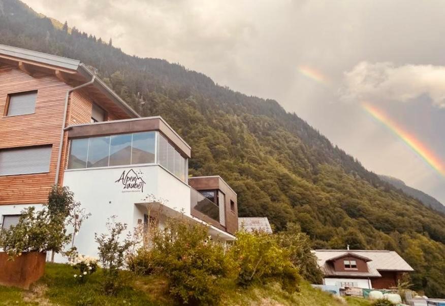 Alpenzauber Apartment Montafon Sankt Gallenkirch Exterior foto